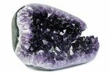 Wide, Deep Purple Amethyst Geode - Uruguay #379374-1